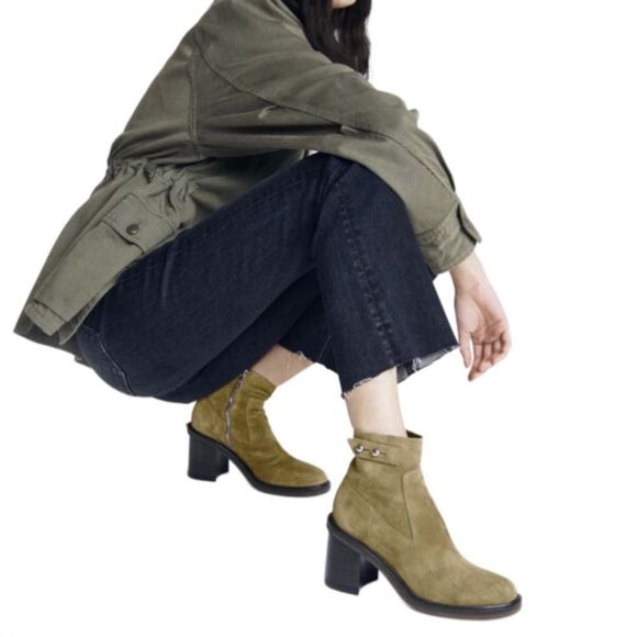 Rag & Bone Soren Boot in Olive Suede - Picture 2 of 16